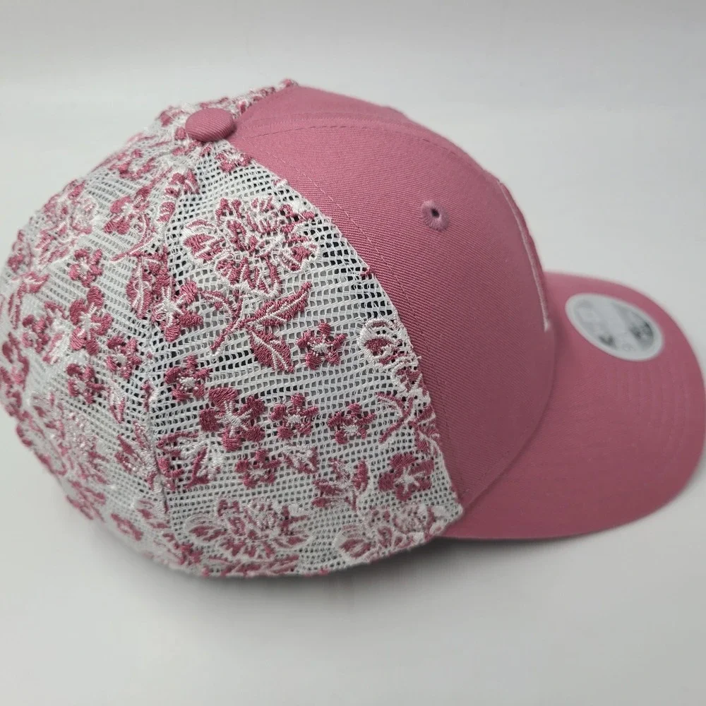 Women Arizona Diamondbacks Hat Snapback Mesh New Era 9Forty Pink Floral M-Crown